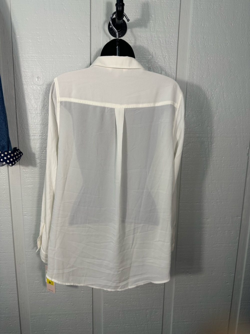Nanette Lepore White Long Sleeve Top Size Small NWT - Picture 7 of 8
